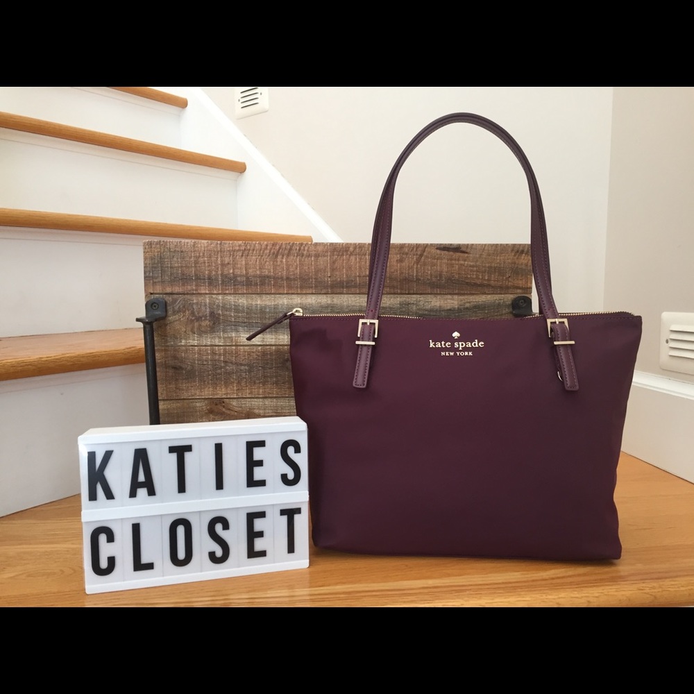 NWT KATE SPADE BURGUNDY!